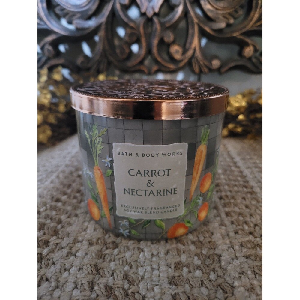 Carrot & Nectarine - Bath and Body Works 3-wick Candle